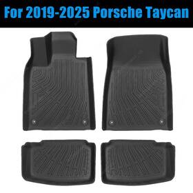 Z2.tpejd138.h Soillar 3d Fits 2019-2025 Porsche Taycan Tpe 2row Floor Mats Liners Full Set All-weather