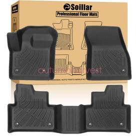 Soillar Z2.tpejd143.h Floor Mats Liner Set Cover Fits 2020-2025 Range Rover Evoque All Weather Tpe 3x