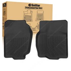 Z2.tpejd145.h Soillar Fits 1994-2002 Dodge Ram 1500 2500 3500 Tpe Front Row Floor Mats Liner Anti-slip