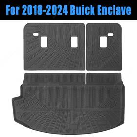 Z2.tpejd146.h Soillar For 2018-2024 Buick Enclave Tpe Backrest Mats Trunk Cargo Liner All Weather New