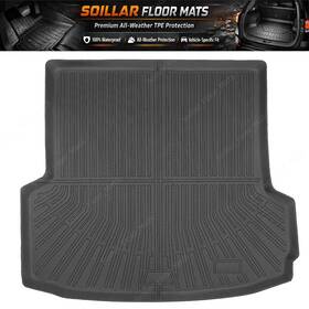 Z2.tpejd149.h Soillar For 2012-2018 Bmw 3 Series F30 M3 F80 Rear Trunk Cargo Liner Cover 3d Tpe Black