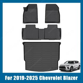 Z2.tpejd17.h Soillar Fits 2019-2025 Chevrolet Blazer Tpe Floor Mats Trunk Cargo Liners All Weather
