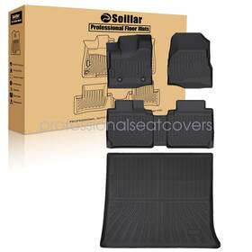 P2.tpejd505.h Soillar Z2.tpejd21.h Tpe Floor Mats Liners And Trunk Cargo For 2010-2017 Chevy Equinox/gmc Terrain 4pcs