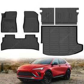 Z2.tpejd26.h-c Soillar Tpe Floor Mats And Trunk Cargo Liner Fits 2024 2025 2026 Chevy Trax/buick Envista