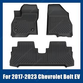 Z2.tpejd30.h Soillar 3d Tpe All-weather Floor Mats Liners Set Of 3 For 2017-2023 Chevrolet Bolt Ev