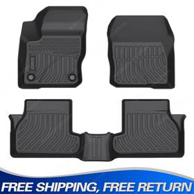 P2.tpejd482.h Soillar Z2.tpejd43.h 3d Tpe Front And 2nd Row Floor Mats Liners All Weather For 2012-2018 Ford Focus