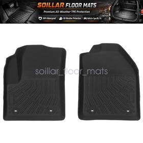Soillar Z2.tpejd586.h For 2010-2013 Transit Connect Xlt Tpe 1st Row Floor Mats Liners All Weather New