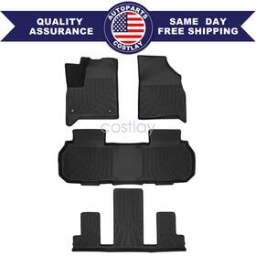 Z2.tpejd592.h Soillar For 2024-2026 Buick Enclave / Chevy Traverse 7 Passenger Floor Mats Liner Tpe