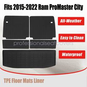 Z2.tpejd595.h Soillar 2pcs Fits 2015-2022 Ram Promaster City Tpe 1st And 2nd Floor Mats Liners Set New