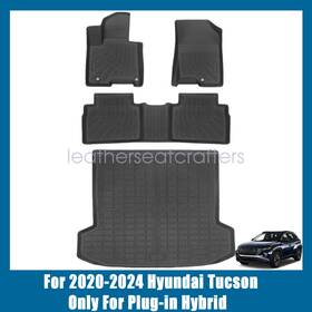 Z2.tpejd80.h Soillar Tpe 3d Floor Mats Trunk Cargo Liner For 2021 2022 2023 2024 Hyundai Tucson Phev