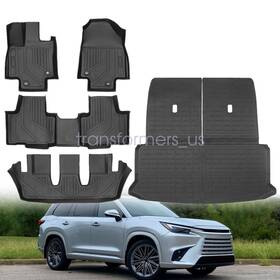 Z2.tpejd82.h Soillar Tpe 3d Floor Mats Trunk Cargo Liner For 2024 2025 2026 Lexus Tx With Subwoofer