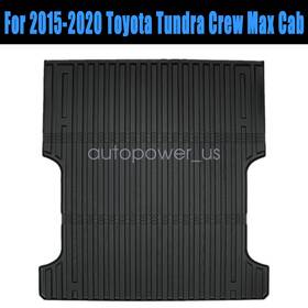 Z2.tpejd85.h Soillar Tpe 3d Trunk Bed Mat Cargo Liner 5.5ft Fits 2015-2020 Toyota Tundra Crew Max Cab