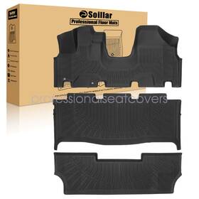 Z2.tpejd86.h Soillar Tpe For 2005-2010 Honda Odyssey Front And 2nd 3rd Floor Mats Liners All Weather