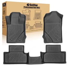 Z2.tpejd94.h Soillar Floor Mats Liner Black For Ford Bronco Badlands 2 Door 2021-2025 All Weather Tpe