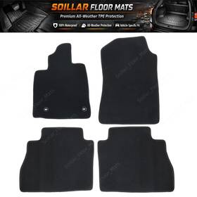 Z2.ttjd02.h Soillar 2008 2009 2010 2011 For Toyota Tundra Replacement Velour Floor Mats Carpet New