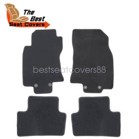 Z2.xkjd01.h Soillar For Nissan Qashqai 2017 2018 2019 Front And Rear Floor Mats Carpet Velour Black 4x