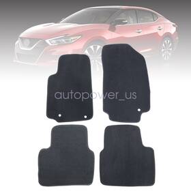 Z2.xmjd01.h Soillar For 2018 2019 2020 2021 2022 2023 Nissan Maxima Floor Mats Carpet Velour Black