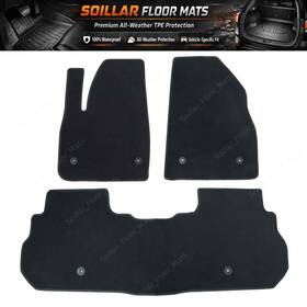 5-passengers Soillar Z2.xt5jd01.h New Fits 2017-2025 Cadillac Xt5 Velour Floor Mats Carpet Anti-slip