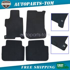 Z2.ygjd02.h Soillar For 2013-2017 Honda Accord Sedan 4pcs Front And Rear Floor Mats Carpet Black