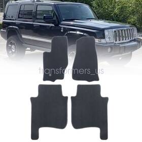 Z2.zhgjd01.h Soillar Fits 2006 2007 2008-2010 Jeep Commander Front And Rear Floor Mats Carpet Black New