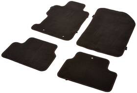 Spec-d Tuning 841808112607 4pc Black Fabric Carpet Floor Mats Custom Fit Compatible With 2006-2010 Honda