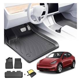 B0djqyr7wc Ssess All-weather Floor Mats For Tesla Model Y 2021 2022 2023 2024 2025 By