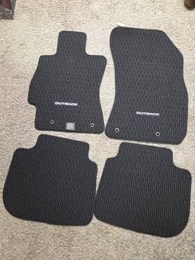 Subaru 506sal002 2015-2019 Outback Oem Black Gray Carpet Carpeted Floor Mats