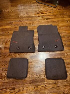 J501scc000 Subaru 2022-2024 Brz All Weather Rubber Floor Liners With Logo Genuine