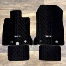 J501scc010 Subaru New Genuine Oem 22-25 Brz Black Carpet Floor Mats Red Stitching
