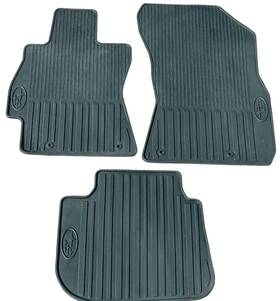J501sfl110 Subaru Impreza Oem Floor Mats 2017 Front 1 Rear All Weather Rubber Liners