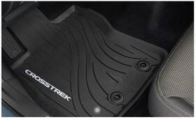 J501sfn030 Subaru 2026 Crosstrek Hybrid All Weather Floor Mats Black Rubber Oem
