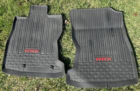 J501svc000 Subaru 2022-2024 All Weather Floor Mats Wrx Oem Genuine Front Left/right Used