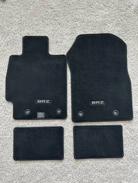 J505sca220 Subaru Brz Oem Carpet Floor Mats With Red Stitching 2016-2020