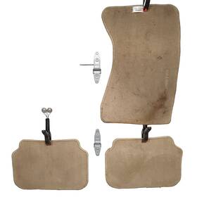 Ppi-7j77-8 Subaru Forester 2003-2008 Oem Tan Carpet Floor Mats - 3 Piece Set 1 Front 2 Rear