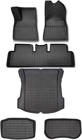 Sl-m3 Super Liner Tesla Model 3 Floor Mats Trunk Mat Cargo Liners Front Rear Frunk All Weather
