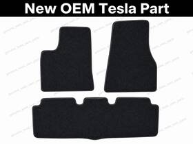 Tesla 1047686-00-e 12-20 Model S Floor Mat Kit Black Oem