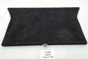 1108701-00-f Tesla 2016-2020 Model X Rear Trunk Floor Mat Load Cover Assembly Note