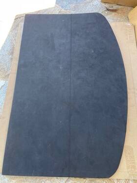 1622591-00-d Tesla 2021-2025 Oem Model S Rear Trunk Tray Parcel Alcantara Shelf Cargo Cover