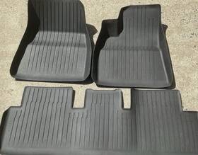 Tesla 1974087-00-a Model 3 Car Floor Mats 2024 All Weather Interior Liners Oem Brand New