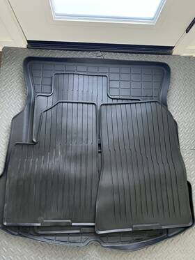 W513-rhs Tesla 2017-23 Model 3 Oem All-weather Interior Floor Mats Cargo Liner -5pcs
