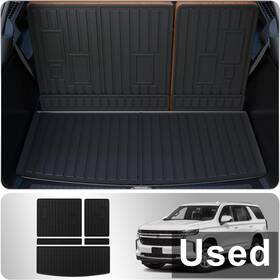 Thinzou 750250667583 Thinzyou - Cargo Liner Tpe All Weather Back Seat Cover Protector