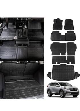 Thinzyou 750250608401 Floor Mats Compatible With 2023 2024 2025 Honda Crv Cargo Liner Tpe Back