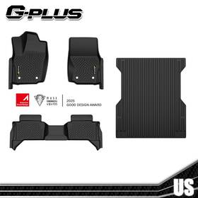 Tianchuan200603025018 Tianchuan Fit For 24-25 Toyota Tacoma Double Cab Tpe Floor And Trunk Cargo Liner Bed Mat 5ft