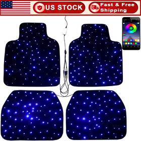 Tkqp2532 Tk-auto Fiber Optic Starlight Car Floor Mats Star Light Led Rugs With App Remote Control