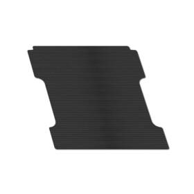 Tbm-sil07-5.8-rb-v2-601 Topline Autopart Black Rubber Horizontal Line Truck Bed Floor Mat Liner V2 Compatible With 07-