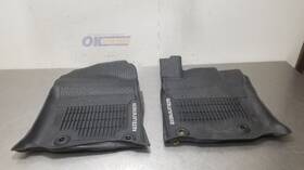 222.to1519 Toyota 19 2019 4runner Front Rubber Floor Mat Set Pair Black