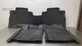 222.to1522 Toyota 22 2022 4runner Front Rear Rubber Floor Mat Set Black