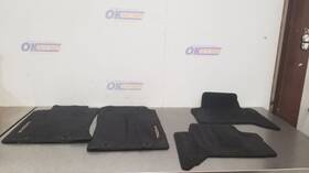 222.to1815 Toyota 15 2015 Tacoma Oem Floor Mat Set Carpet Black Crew Cab