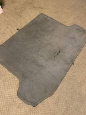 223.to1110 Toyota 2006-2012 Rav4 Rear Trunk Cargo Carpet Mat - Gray Grey Oem