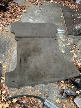 58570-35070-e0 Toyota 1996-2002 4runner Rear Lower Trunk Floor Carpet Mat Cover Oem Brown 96-02